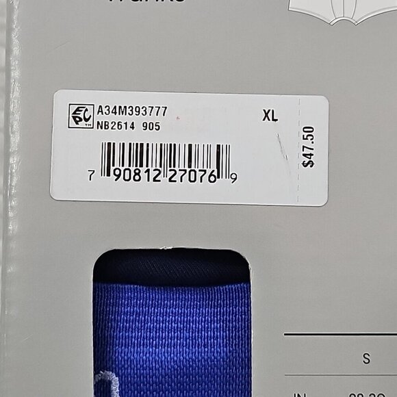 Calvin Klein Low Rise Trunk (3) Three Pack XL 40-42 Blue Classic Fit New In Box - Picture 9 of 12